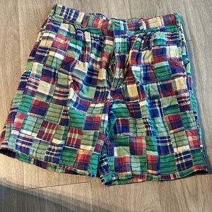 Preswick & Moore patchwork shorts
